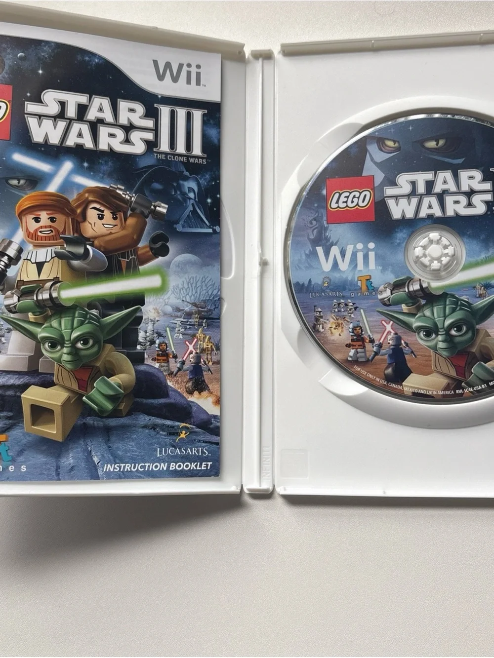 LEGO Star Wars III: The Clone Wars (Wii)‎ - White Case